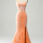 Mermaid Grey Blue Sweetheart Corset Appliques Prom Dress With Side Slit Off Shoulder