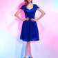 A-Line Cute Dress Homecoming Knee Length Short Sleeve Sweetheart Chiffon