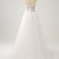 Princess White A-Line Off The Shoulder Corset Wedding Dress with Appliques Lace Sexy