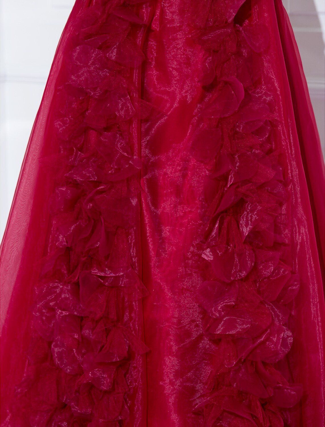 Ball Gown Celebrity Style Dress Holiday Floor Length Sleeveless Strapless Satin with Sash