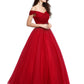 Ball Gown Elegant Dress Formal Evening Floor Length Sleeveless V Wire Tulle with Beading