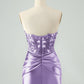 Sexy Bodycon Sweetheart Corset Hollow Out Beaded Short Homecoming Dress Sexy