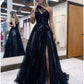 Prom Dresses Block Dress Forma Sleeveless One Shoulder Tulle Backless