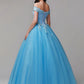 Ball Gown Vintage Inspired Dress Formal Evening Floor Length Sleeveless Off Shoulder Lace Prom Dresses