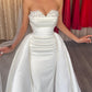 Sheath/Column Strapless Floor-Length Wedding Dress Off Shoulder