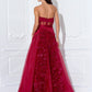 Ball Gown Celebrity Style Dress Holiday Floor Length Sleeveless Strapless Satin with Sash