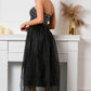 Sparkly Sweetheart Black Prom Dress with Sequins Sexy Evening Dresses