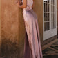 Sheath/Column One-Shoulder Ankle-Length Long Bridesmaid Dresses Sexy