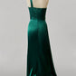 Sheath/Column One-Shoulder Floor-Length Prom Dresses Sexy