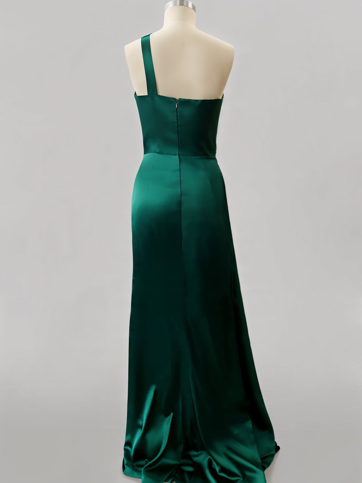 Sheath/Column One-Shoulder Floor-Length Prom Dresses Sexy