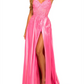 A-Line/Princess Spaghetti Straps Floor-Length Prom Dresses Sexy