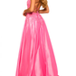 A-Line/Princess Spaghetti Straps Floor-Length Prom Dresses Sexy