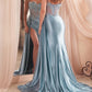 Sheath/Column Spaghetti Straps Sleeveless Floor-Length Long Prom Dresses Sexy