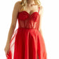 A-Line/Princess Spaghetti Straps Sweetheart Sleeveless Floor-Length Long Prom Dresses Sexy