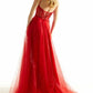 A-Line/Princess Spaghetti Straps Sweetheart Sleeveless Floor-Length Long Prom Dresses Sexy