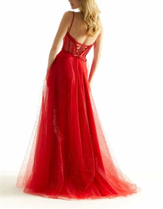 A-Line/Princess Spaghetti Straps Sweetheart Sleeveless Floor-Length Long Prom Dresses Sexy