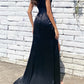 A-Line/Princess Sweetheart Off-The-Shoulder Floor-Length Prom Dresses With Lace