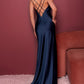 Sheath/Column Spaghetti Straps Sleeveless Floor-Length Evening Dress Sexy