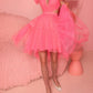 A-Line/Princess V-Neck Short Sleeves Asymmetrical Cocktail Dress With Ruffles Sexy