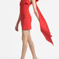 Sheath/Column One-Shoulder Sleeveless Cocktail Dresses With Bowknot Sexy