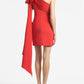 Sheath/Column One-Shoulder Sleeveless Cocktail Dresses With Bowknot Sexy