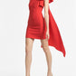Sheath/Column One-Shoulder Sleeveless Cocktail Dresses With Bowknot Sexy
