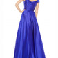 A-Line/Princess Off-The-Shoulder Floor-Length Evening Dress Sexy
