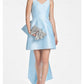 A-Line/Princess V-Neck Mini Cocktail Dresses With Bow(S) Pure Color Short