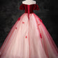 A-Line Tulle Long Prom Dress Off Shoulder