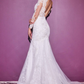 Elegant Lace Long Sleeve Wedding Gown V-neck Wedding Dresses
