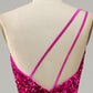 One Shoulder Sequin Mermaid Prom Dress Sparkly Sexy