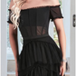 Ball Gown Prom Dresses Corsets Dress Masquerade Floor Length Sleeveless Off Shoulder Tulle with Ruffles