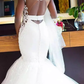 Wedding Dresses V Neck Chapel Train Lace Tulle Lace Over Satin Regular Straps Sexy Backless