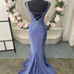 Corset Back Long Prom Dress V-Neck With Appliques Beautiful