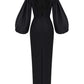 Sheath / Column Evening Gown Elegant Dress Wedding Guest Formal Evening Floor Length Long Sleeve High Neck Fall Wedding Guest Spandex