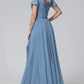 A-Line/Princess V-Neck Floor-Length Long Bridesmaid Dresses Sexy