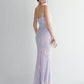 Mermaid / Trumpet Evening Gown Sparkle & Shine Dress Formal Floor Length Sleeveless Spaghetti Strap Sequined
