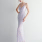 Mermaid / Trumpet Evening Gown Sparkle & Shine Dress Formal Floor Length Sleeveless Spaghetti Strap Sequined
