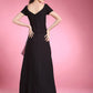 A-Line Dress Formal Evening Floor Length Short Sleeve V Neck Chiffon with Beading