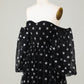 Off The Shoulder Black Stars A Line Homecoming Dress Short