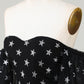 Off The Shoulder Black Stars A Line Homecoming Dress Short