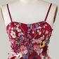 Gorgeous A Line Spaghetti Straps Burgundy Short Homecoming Dress With 3D Flowers Beautiful