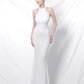 Mermaid / Trumpet Evening Gown Sparkle & Shine Dress Formal Floor Length Short Sleeve High Neck Sequined Backless with Crystals