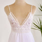 Cute A Line Lace Suspender Patchwork Backless Bow White Short Graduation Dress Pure Color