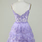 Cute Black A Line Sparkly Sequin Tiered Corset Short Homecoming Dress Beautiful