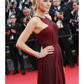 Blake Lively Burgundy Celebrity Prom Dress Cannes Film Festival Long Red Carpet