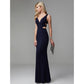 Mermaid / Trumpet Cut Out Beautiful Back Elegant Prom Formal Evening Dress V Neck Sleeveless Floor Length Spandex