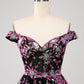 Sparkly Black Pink A-Line Corset Tiered Short Homecoming Dress Sexy