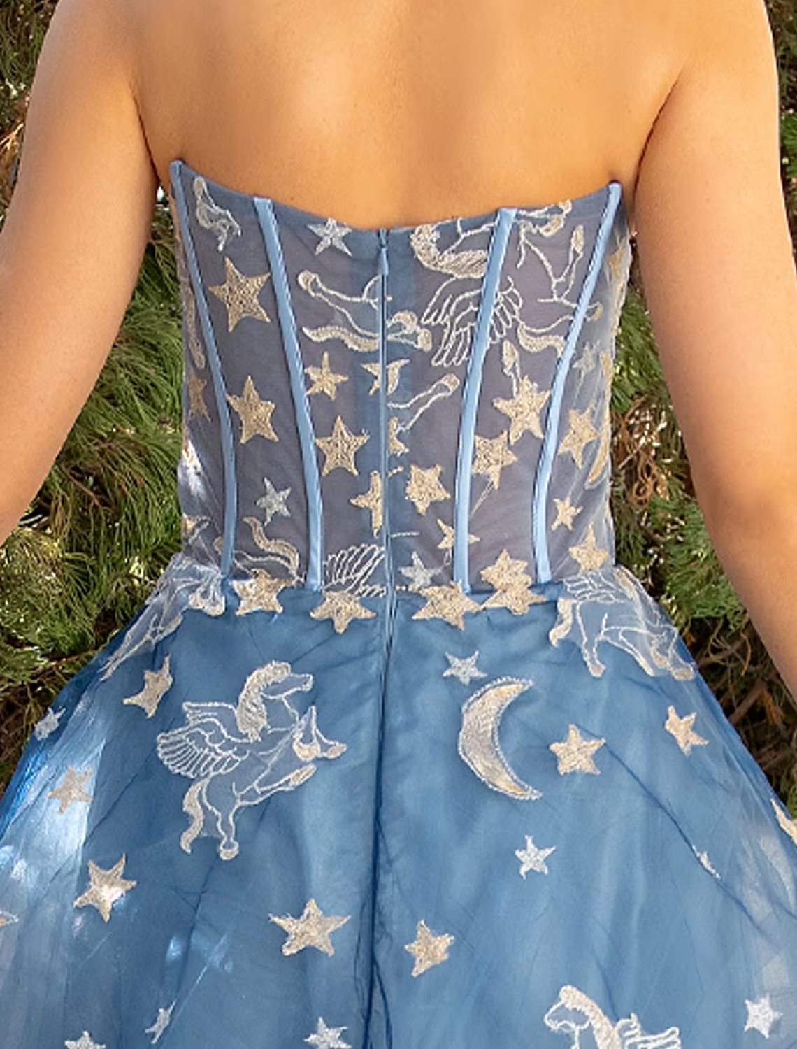 Ball Gown Prom Dresses Luxurious Dress Wedding Party Court Train Sleeveless Strapless Lace with Sequin