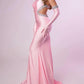 Trumpet/Mermaid One-Shoulder Floor-Length Prom Dresses Sexy